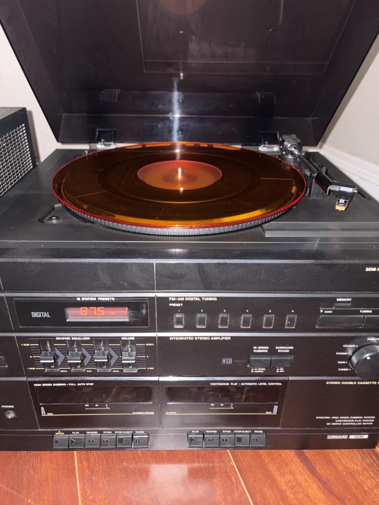 Hudson Hi-Fi Acrylic Turntable Mat – 11.75