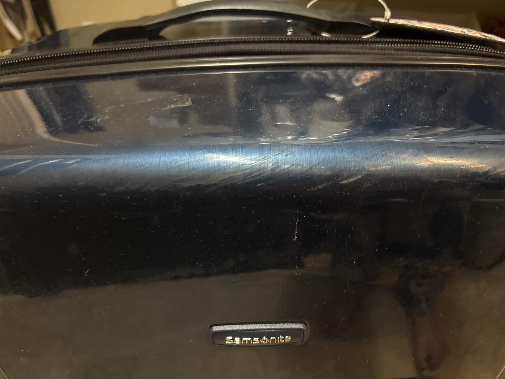 Samsonite Winfield 2 Hardside Expandable Luggage with Spinner Wheels, Brushed Anthracite, Checked-Large 28-Inch customer photo 2