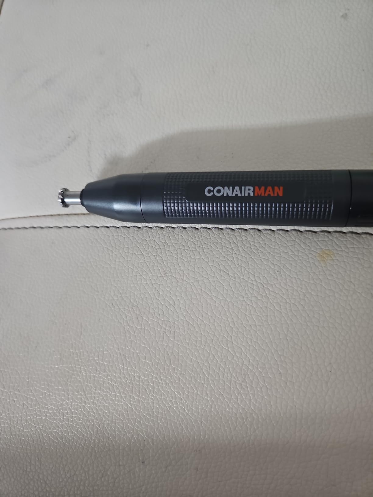 ConairMan Nose Hair Trimmer for Men, For Nose, Ear, and Eyebrows, Patent 360 Bevel Blade for No Pull, No Snag Trimming Experience, Cordless Trimmer 2 piece Set with Detail and Shaver Attachments customer photo 2