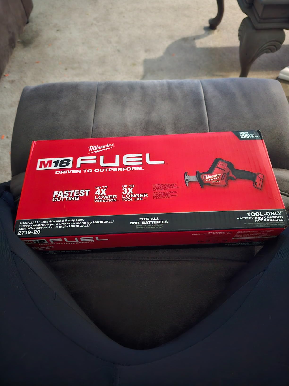 Milwaukee 2719-20 M18 FUEL Hackzall (Bare Tool), Red, Black, customer photo 1