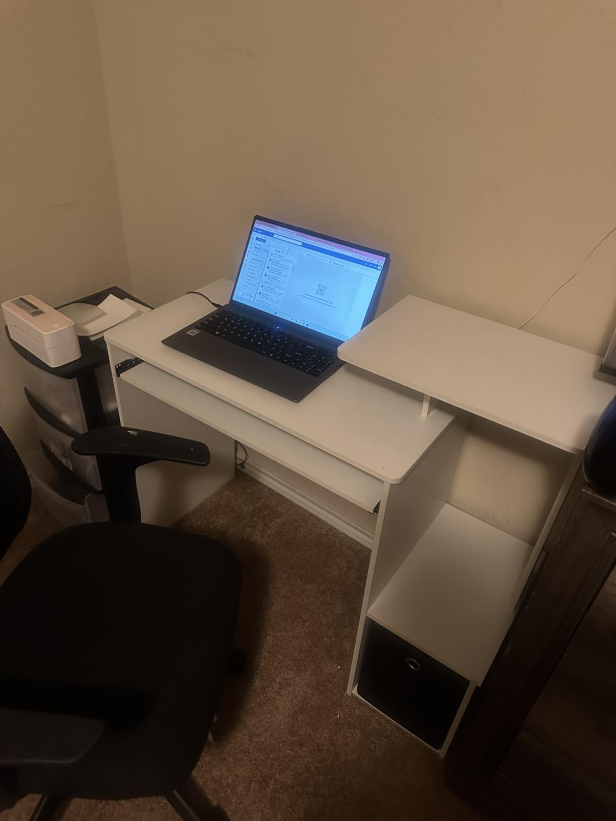 Furinno Econ Multipurpose Home Office Computer Writing Desk, French Oak Grey customer photo 2