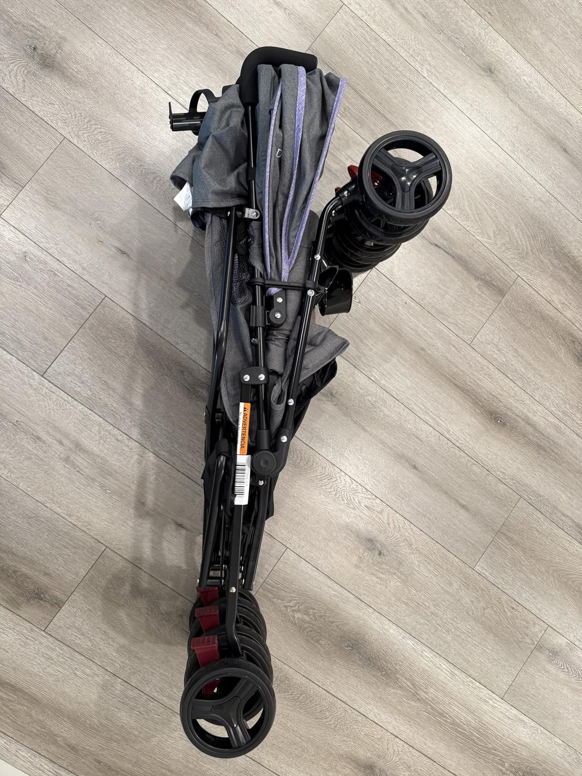 Dream On Me Volgo Side-by-Side Twin Umbrella Toddler Stroller, Blue customer photo 1