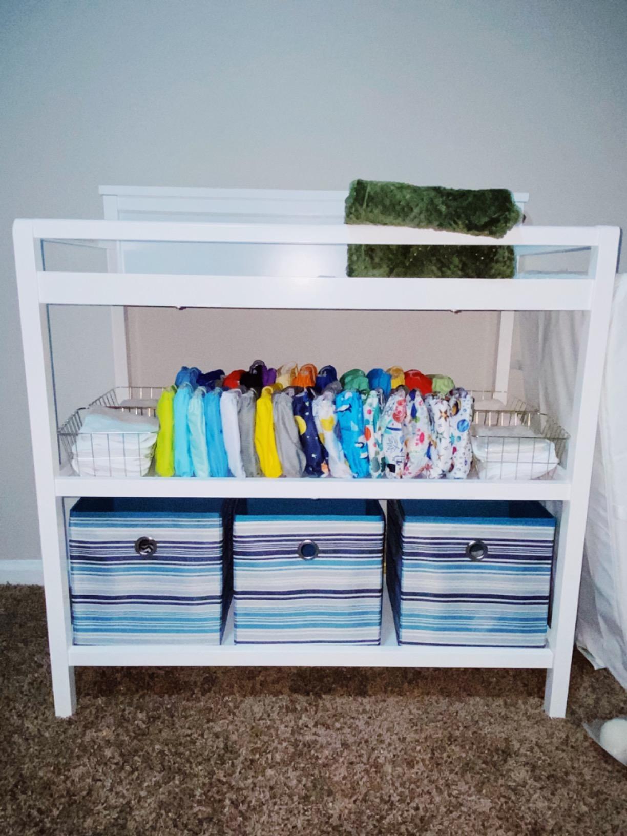 Dream On Me Jax Universal Changing Table, Pebble Grey 34x20x40 Inch (Pack of 1) customer photo 2