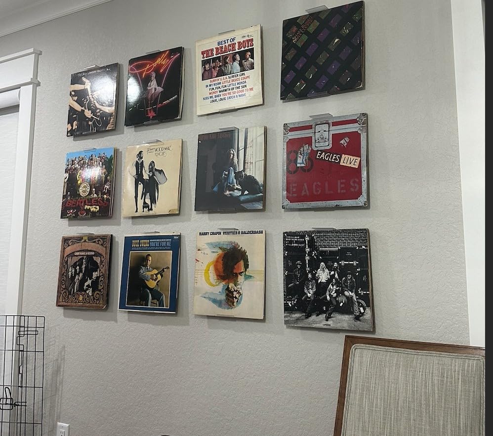 CollectorMount™ Vinyl Record Frame Wall Mount & Shelf Stand, 5 Pack customer photo 1