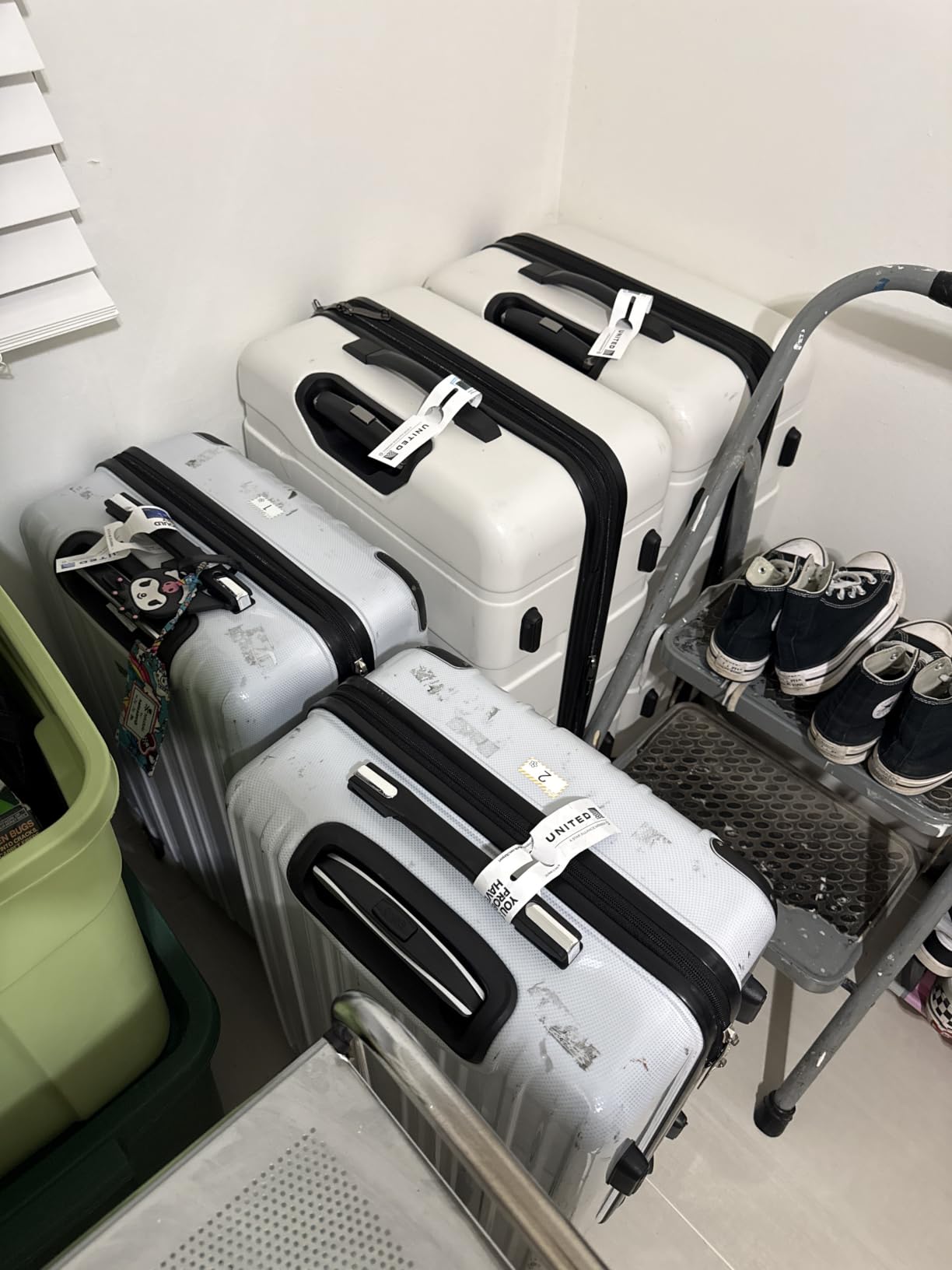 Coolife Large Checked Luggage Hardside Suitcase with Spinner Wheels, 28in customer photo 1