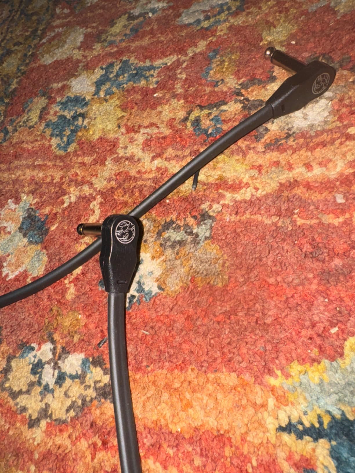 Pig Hog PHLSK6BK Lil' Pigs Low Profile Right-Angle 1/4