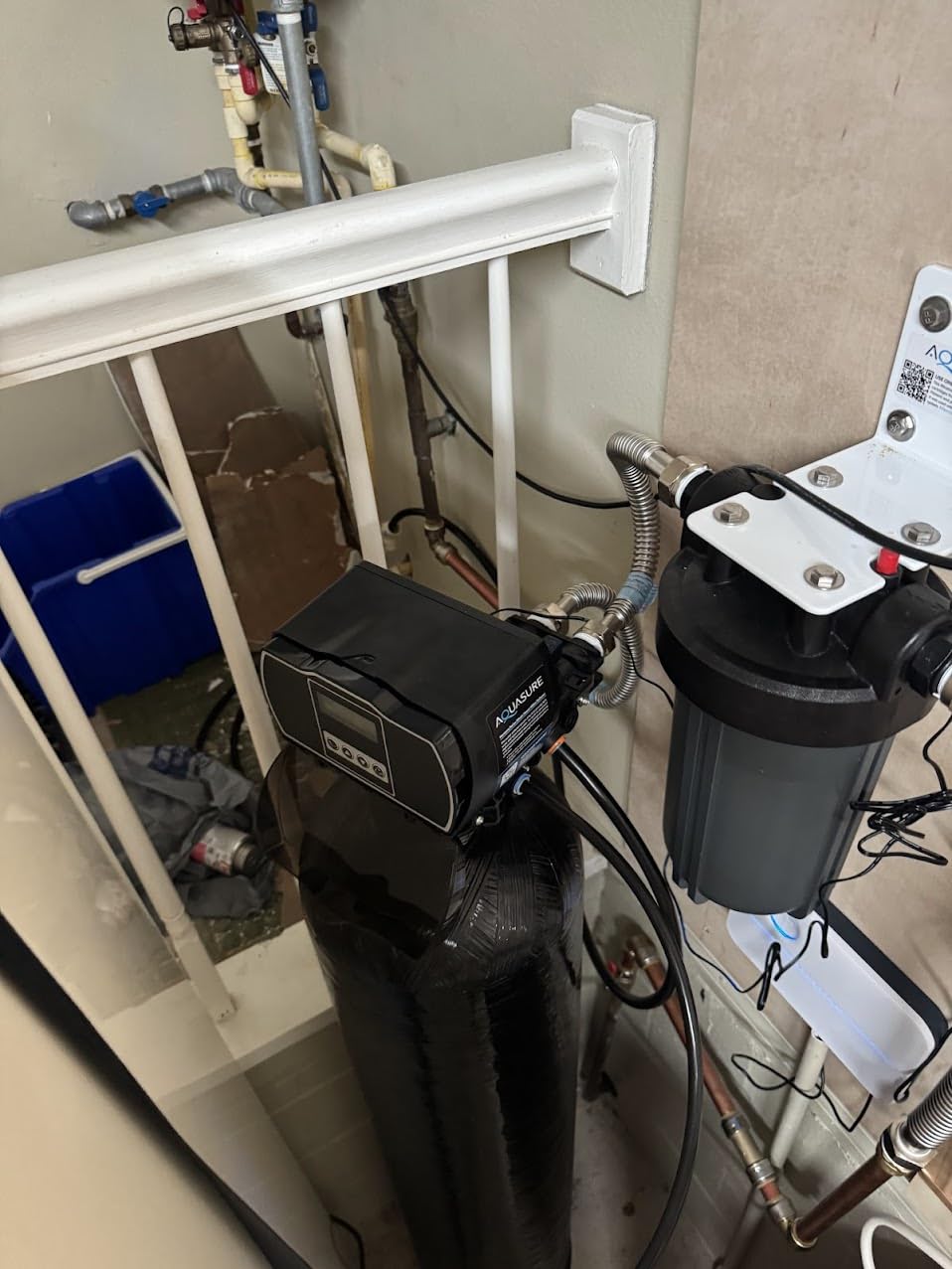 Aquasure Harmony Series 32,000 Grains Whole House Water Softener with High Performance Automatic Digital Metered Control Head | Reduces Hardness and Improves Water Quality | for 1-2 bathrooms customer photo 2