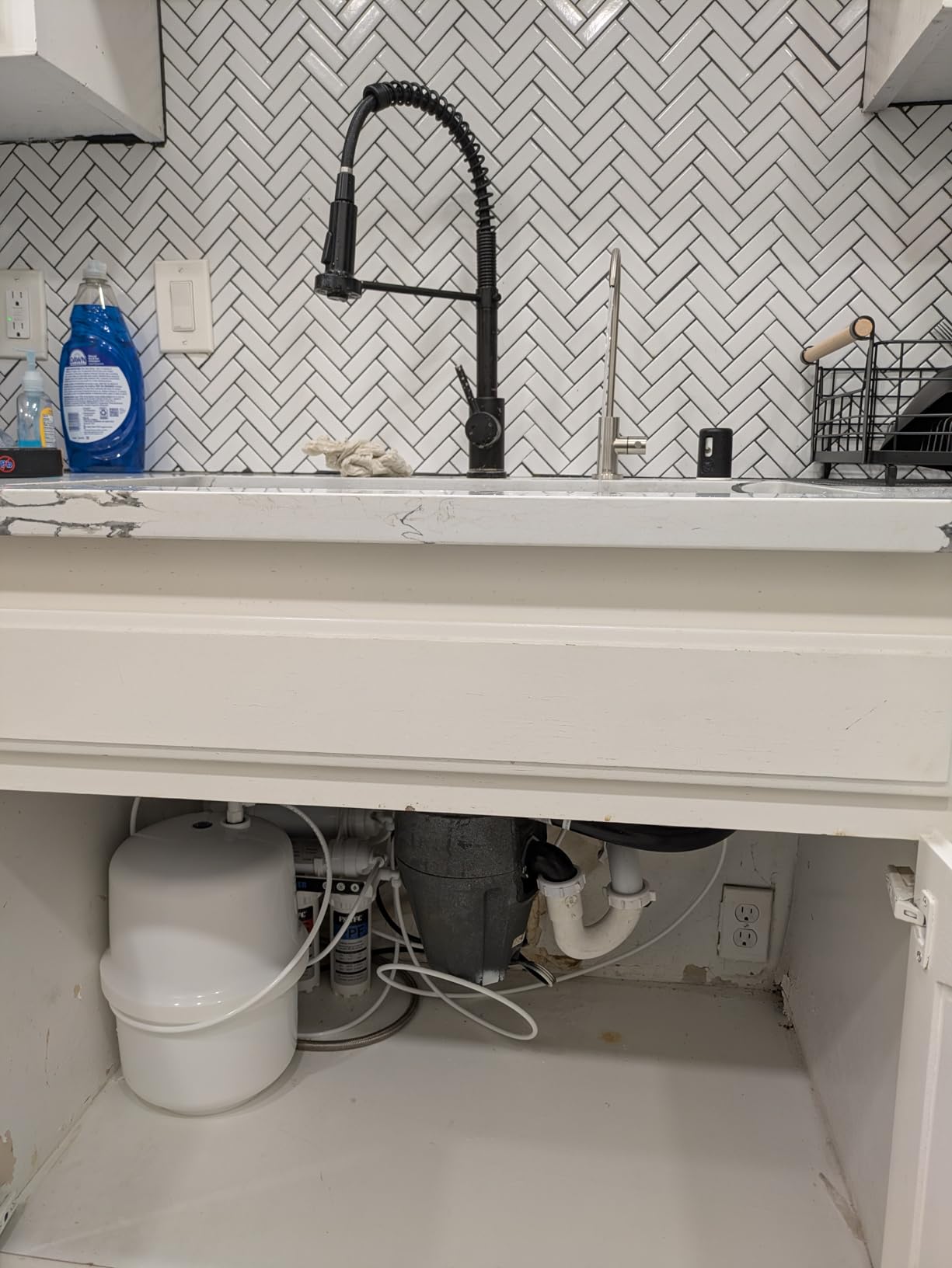 5-Stage Reverse Osmosis Water Filter System, NSF Certified 100GPD RO Water Purifier Under Sink Reduces 99.999% Impurities, with 4 Extra Replacement Filters Free for Home Drinking customer photo 2
