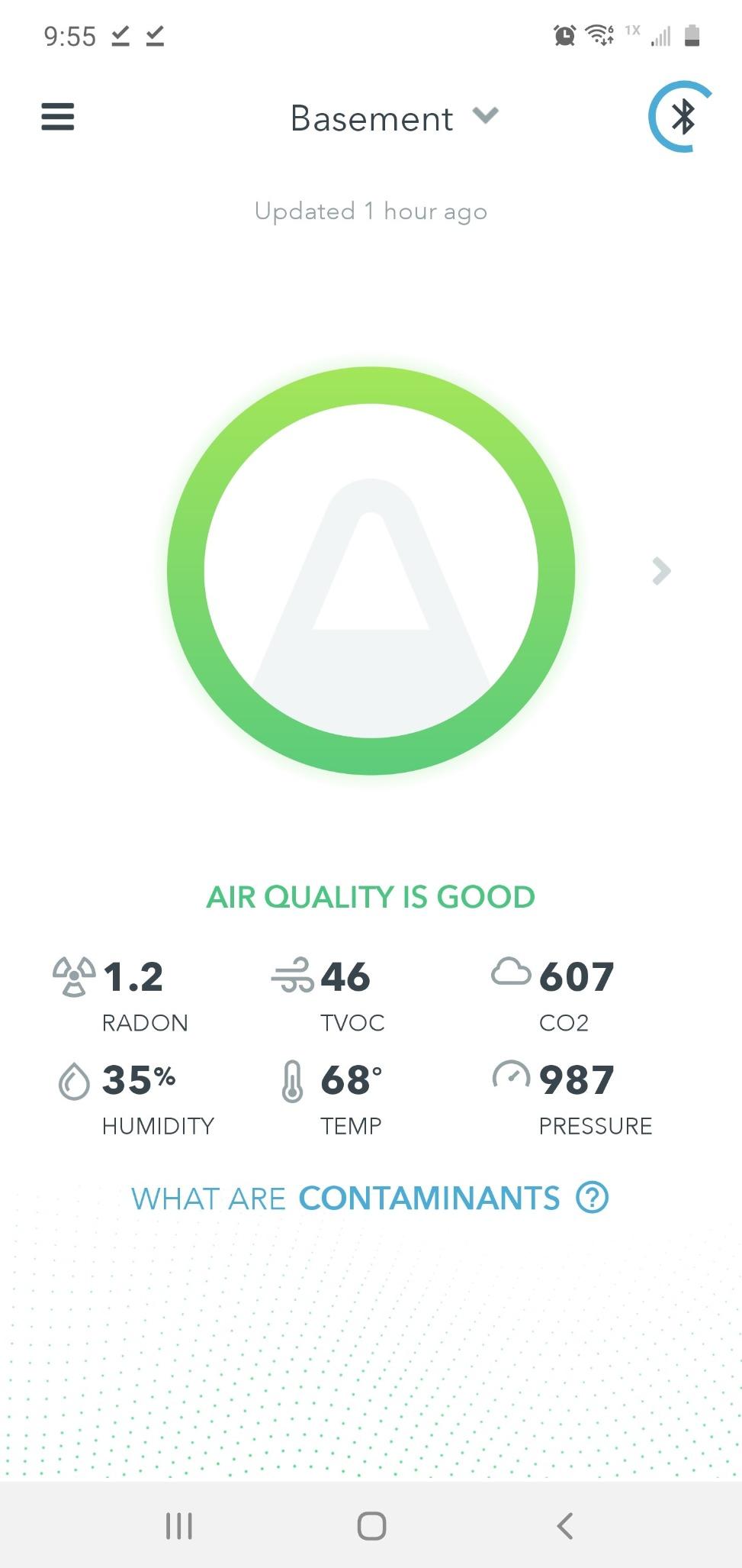 Airthings 2930 Wave Plus - Radon & Air Quality Monitor, Battery Powered (CO2, VOC, Humidity, Temp, Pressure) customer photo 1