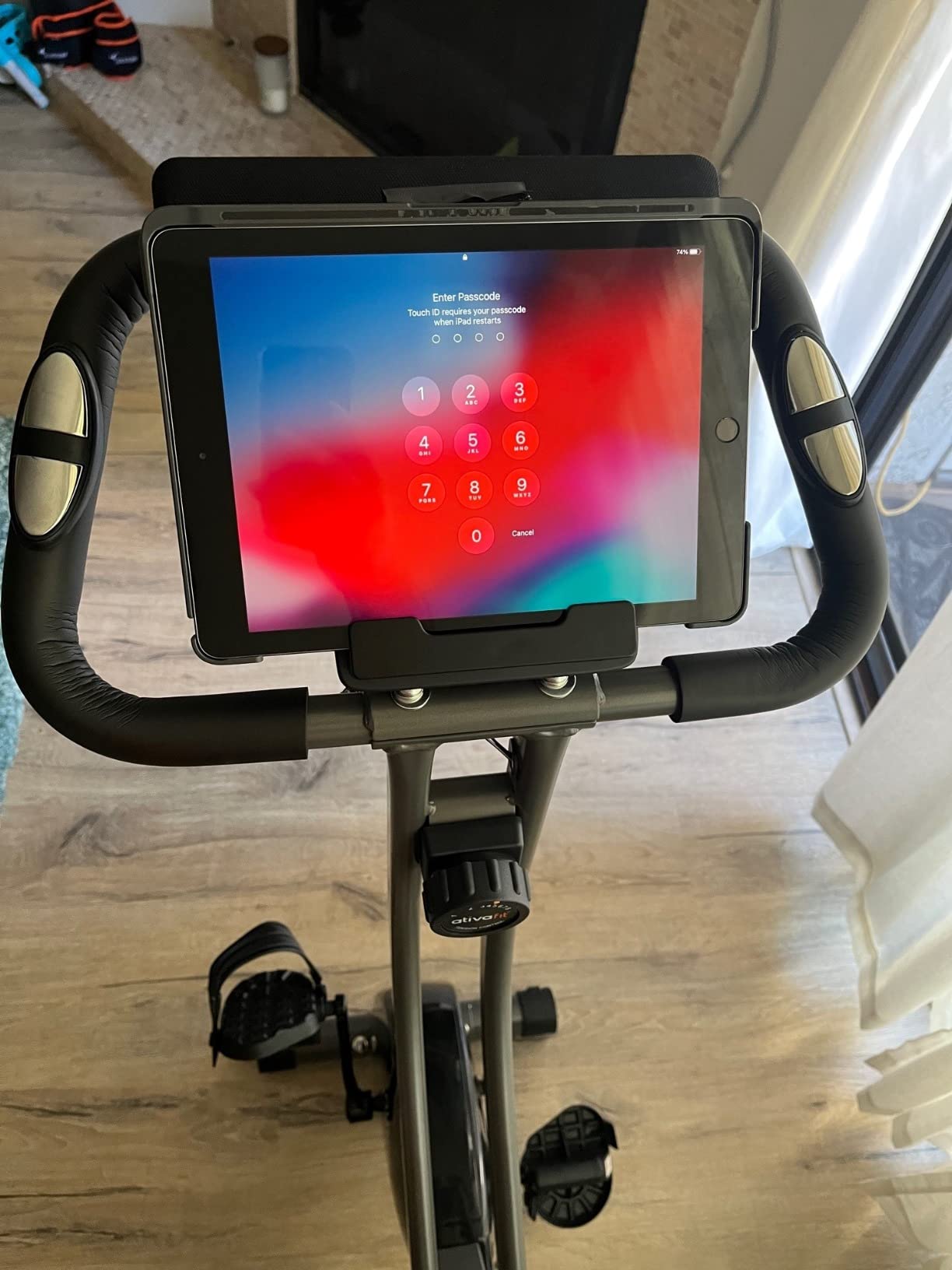 ATIVAFIT 5-in-1 Foldable Exercise Bike for Home, Upright & Recumbent Indoor Bike with 16-Level Magnetic Resistance, Resistance Bands, Quiet Cardio, Adjustable Seat customer photo 1