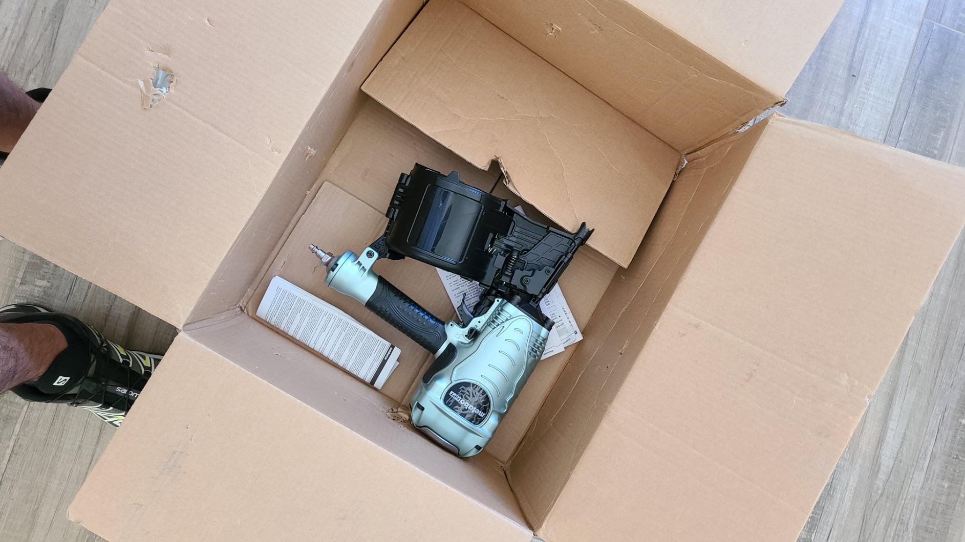 Metabo HPT Coil Framing Nailer, 15° Nails, NV90AGS customer photo 1