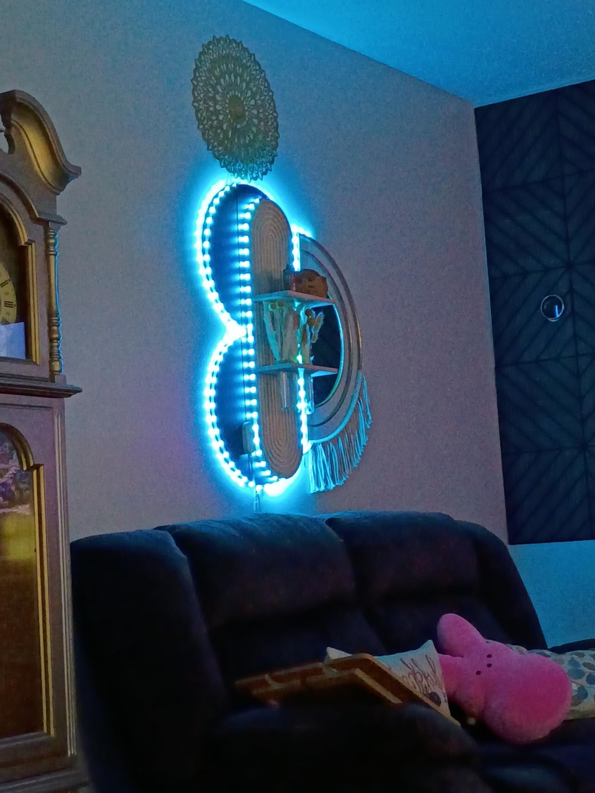 Govee Smart RGB LED Strip Lights 16.4ft, Work with Alexa, Google Assistant | APP WiFi Control, 16 Million Colors, DIY Mode, 64 Scene Modes, Music Sync, LED Lights for Bedroom, Home Decor customer photo 2