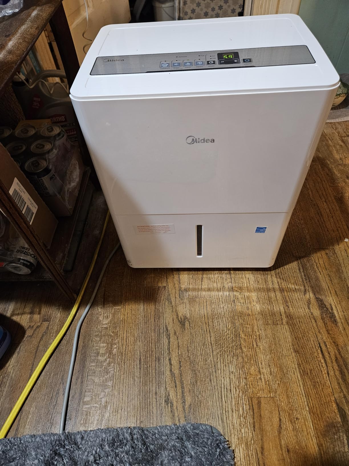 Midea 22 Pint Dehumidifier for Basement, 1,500 Sq. Ft, Energy star customer photo 2
