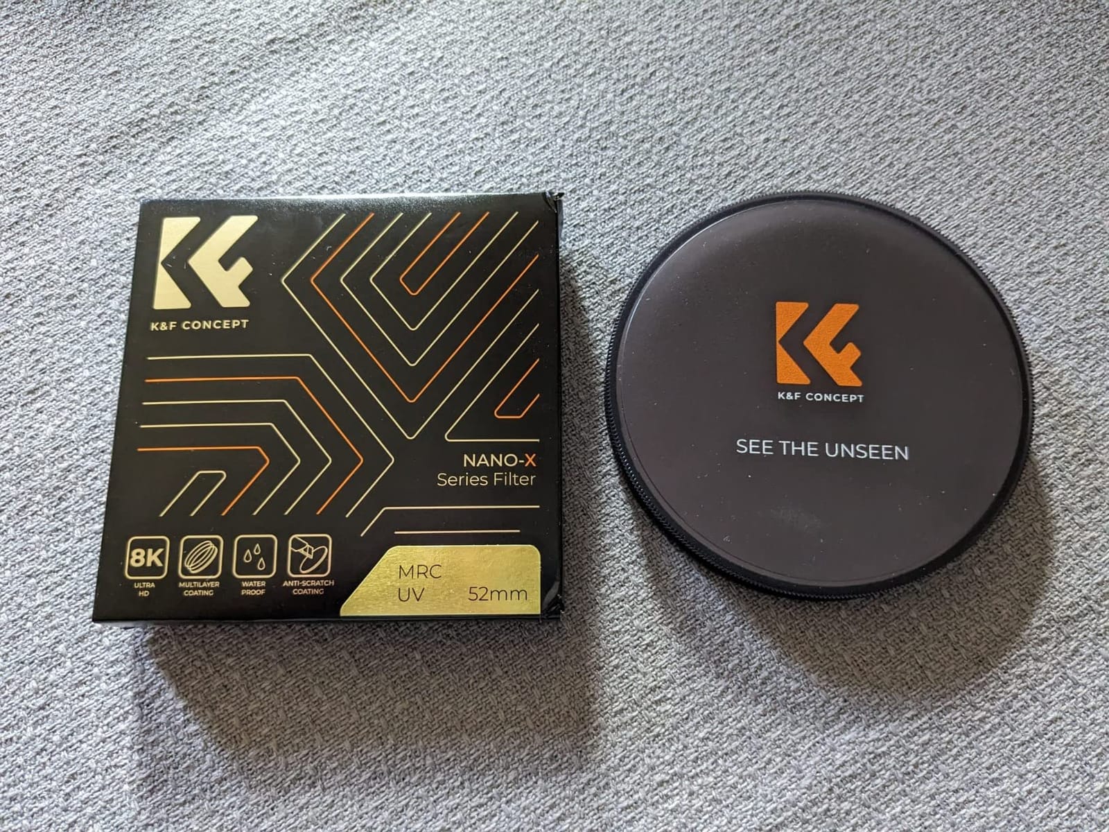 K&F CONCEPT 58mm MCUV Lens Protection Filter High Definition Optical Glass customer photo 2