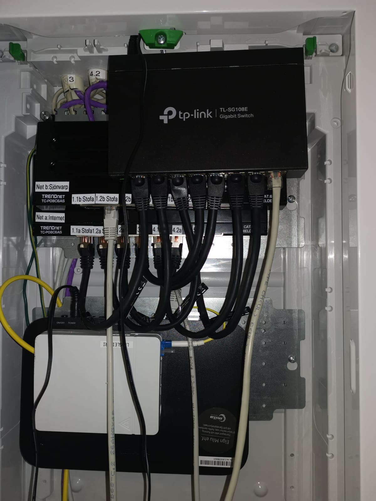 TRENDnet 8-Port Cat6A Shielded Patch Panel,TC-P08C6AS,Wall Mount Ready customer photo 1