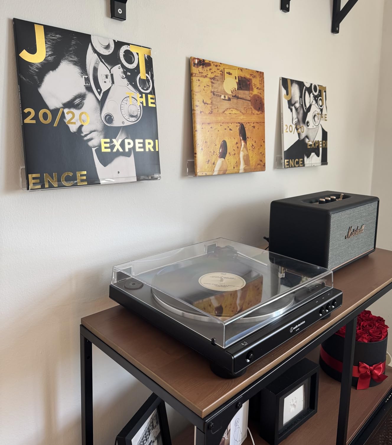 NIUBEE Vinyl Record Shelf Wall Mount, Acrylic Vinyl Holder Wall, 6 Pack customer photo 1