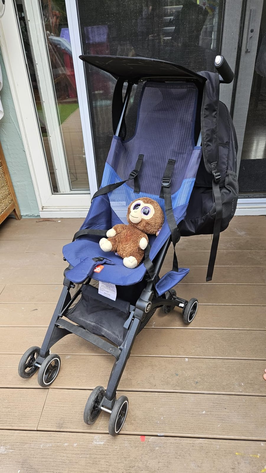 gb Pockit Air All Terrain Compact Lightweight Travel Stroller, Velvet Black customer photo 1
