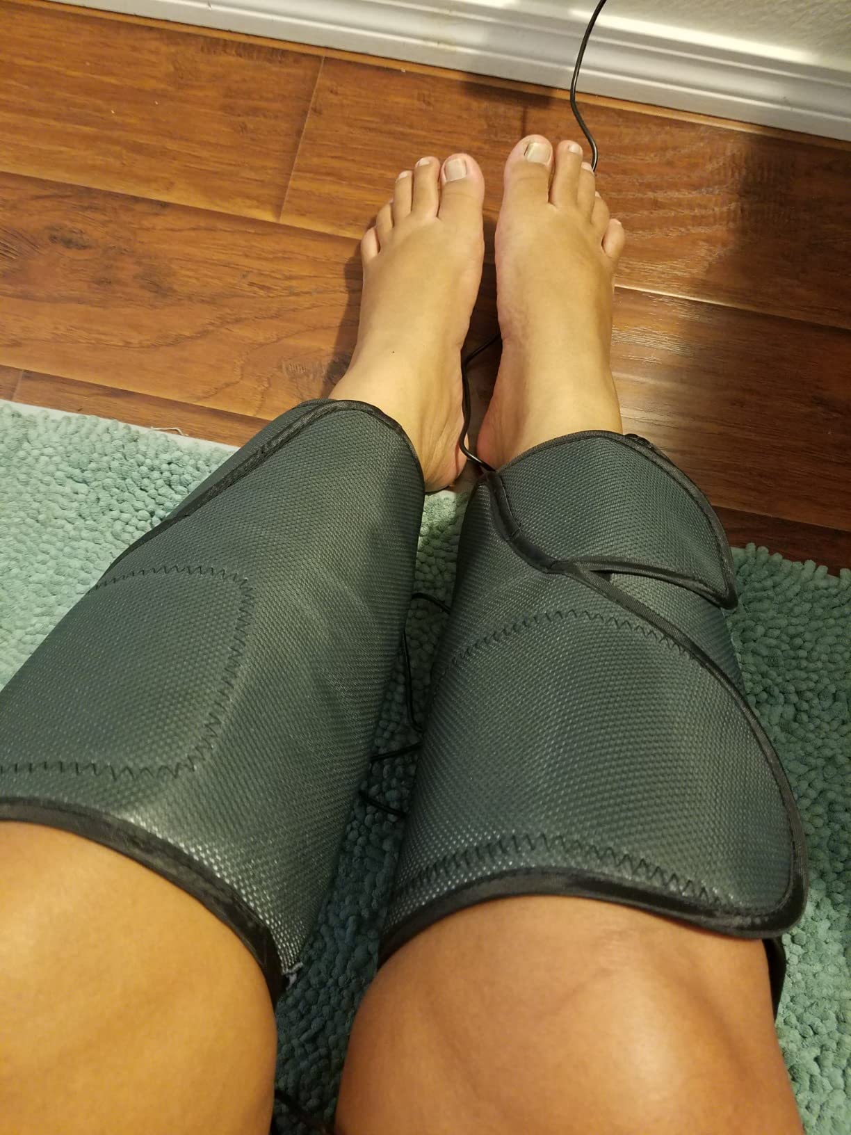 FIT KING Air Compression Leg Massager with Heat for Circulation customer photo 2
