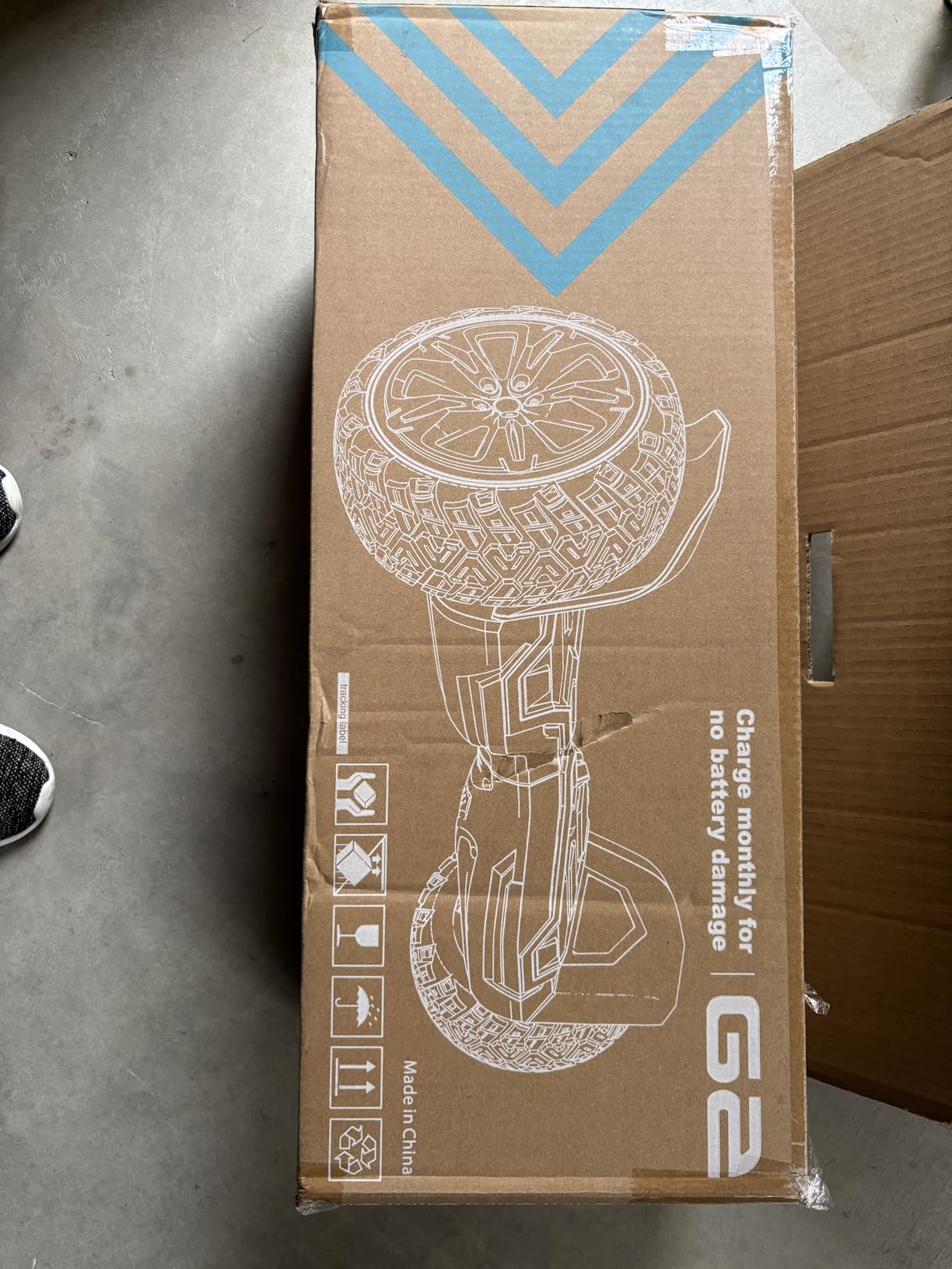 Gyroor Warrior 8.5 inch All Terrain Off Road Scooter with Bluetooth Speakers and LED Lights,Self Balancing Scooter for Kids ages 6-12 and Adults customer photo 1
