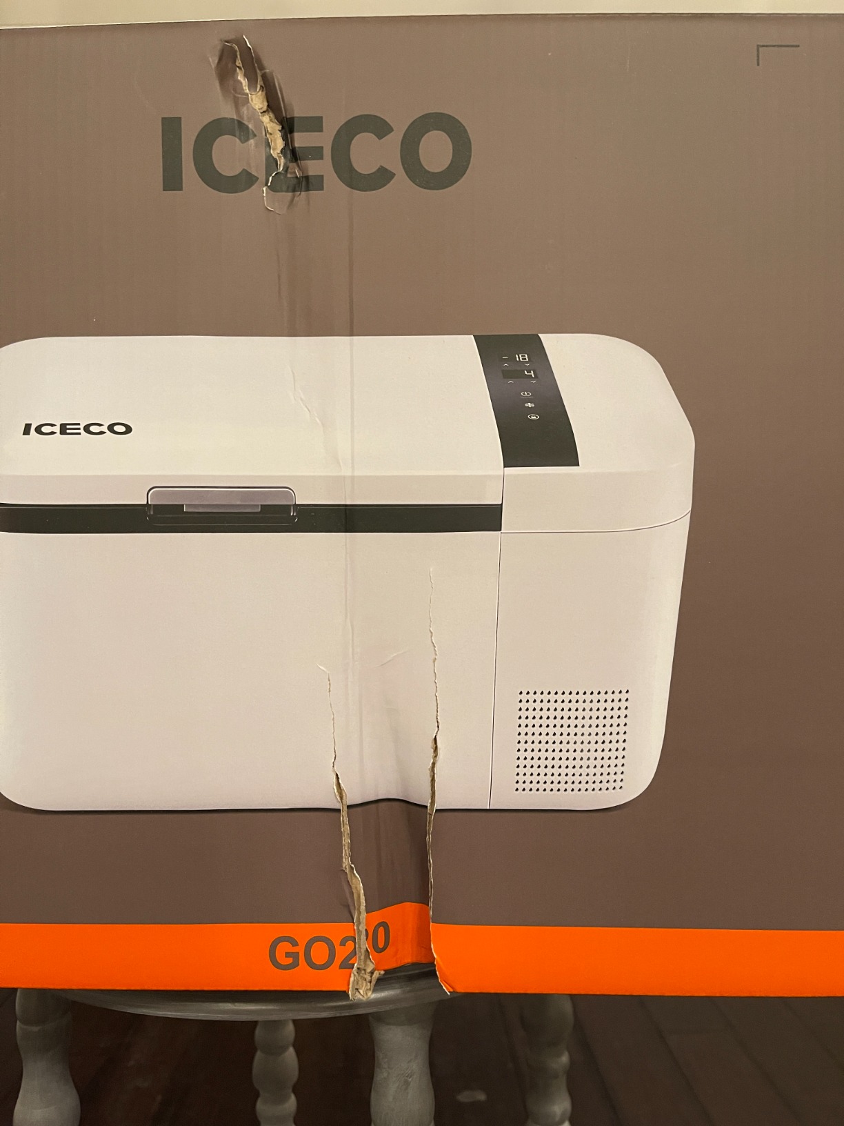 ICECO GO20 Dual Zone 12V Refrigerator, Portable Fridge Freezer with SECOP Compressor, DC 12/24V, AC 100-240V, 0℉ to 50℉, Electric Cooler for Truck, RV, SUV, Outdoor, Driving, 21 Quart, Gray customer photo 2