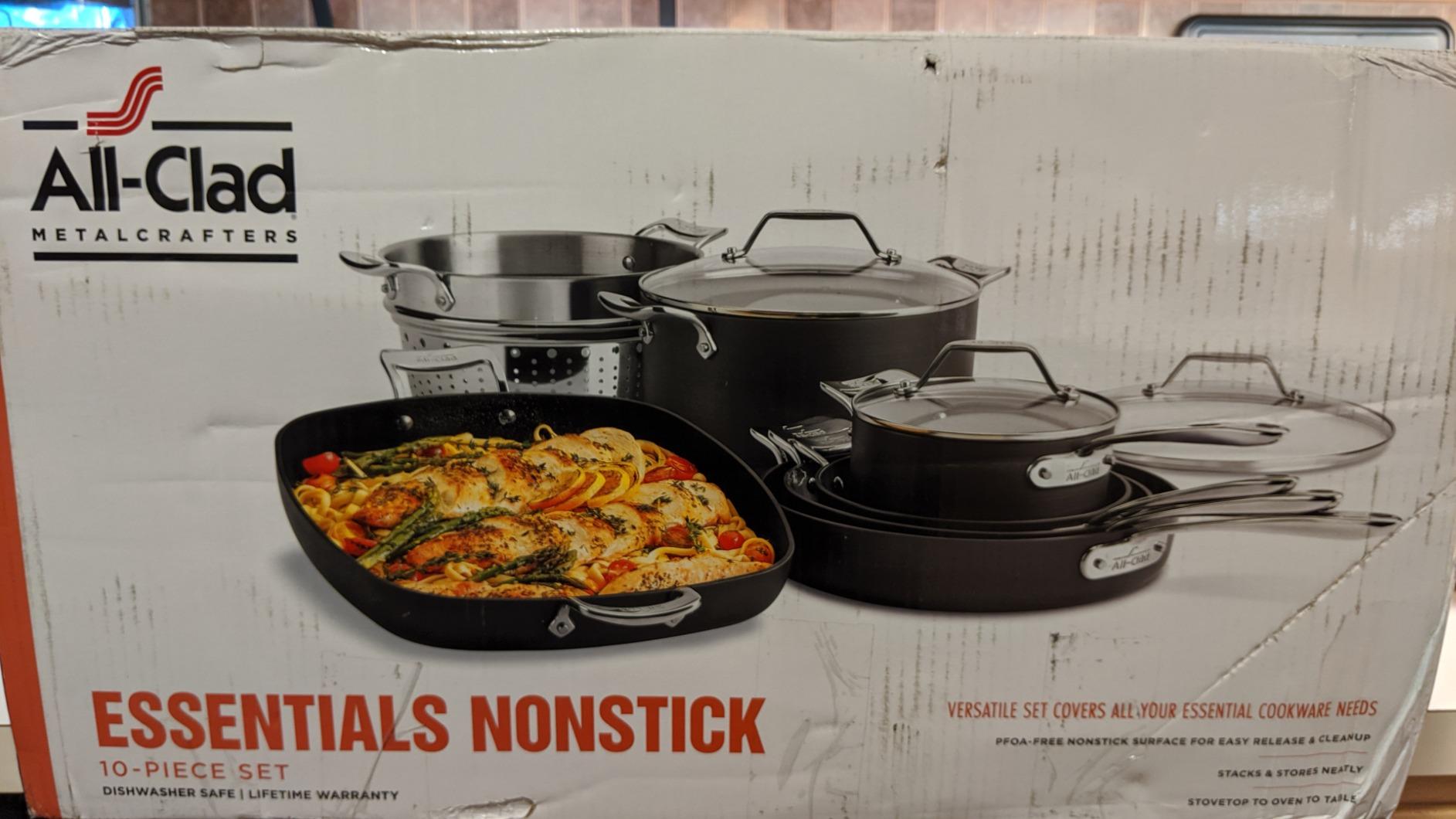 All-Clad Essentials Nonstick, 10-Piece Pots & Pans Set customer photo 2