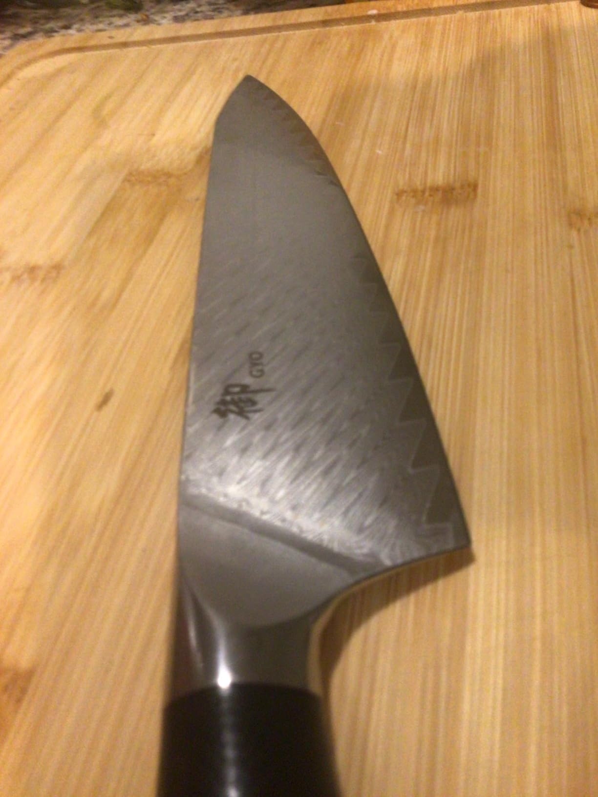 SHAN ZU Damascus Chef Knife Santoku Knife 7 Inch customer photo 2