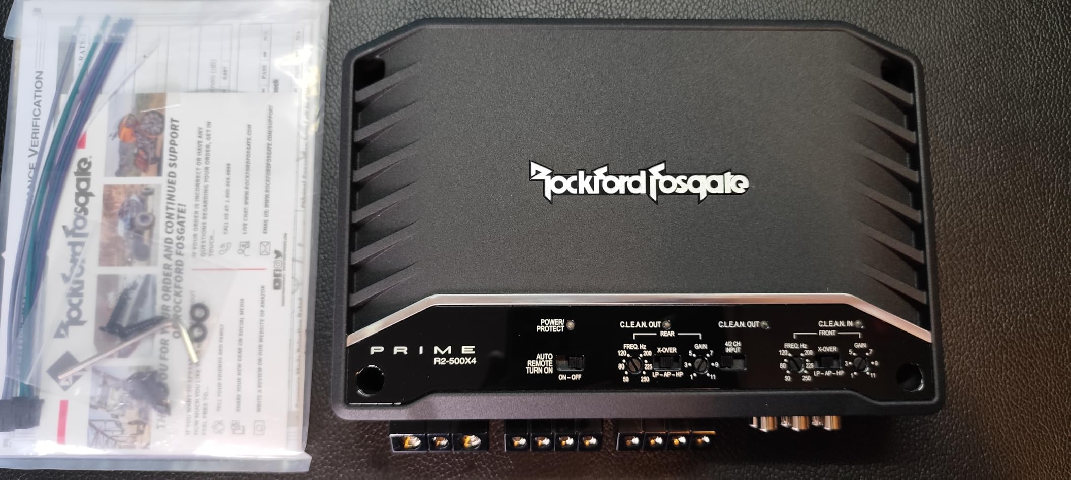 Rockford Fosgate Prime R2-500X4 500-Watt 4-Channel Amplifier customer photo 1