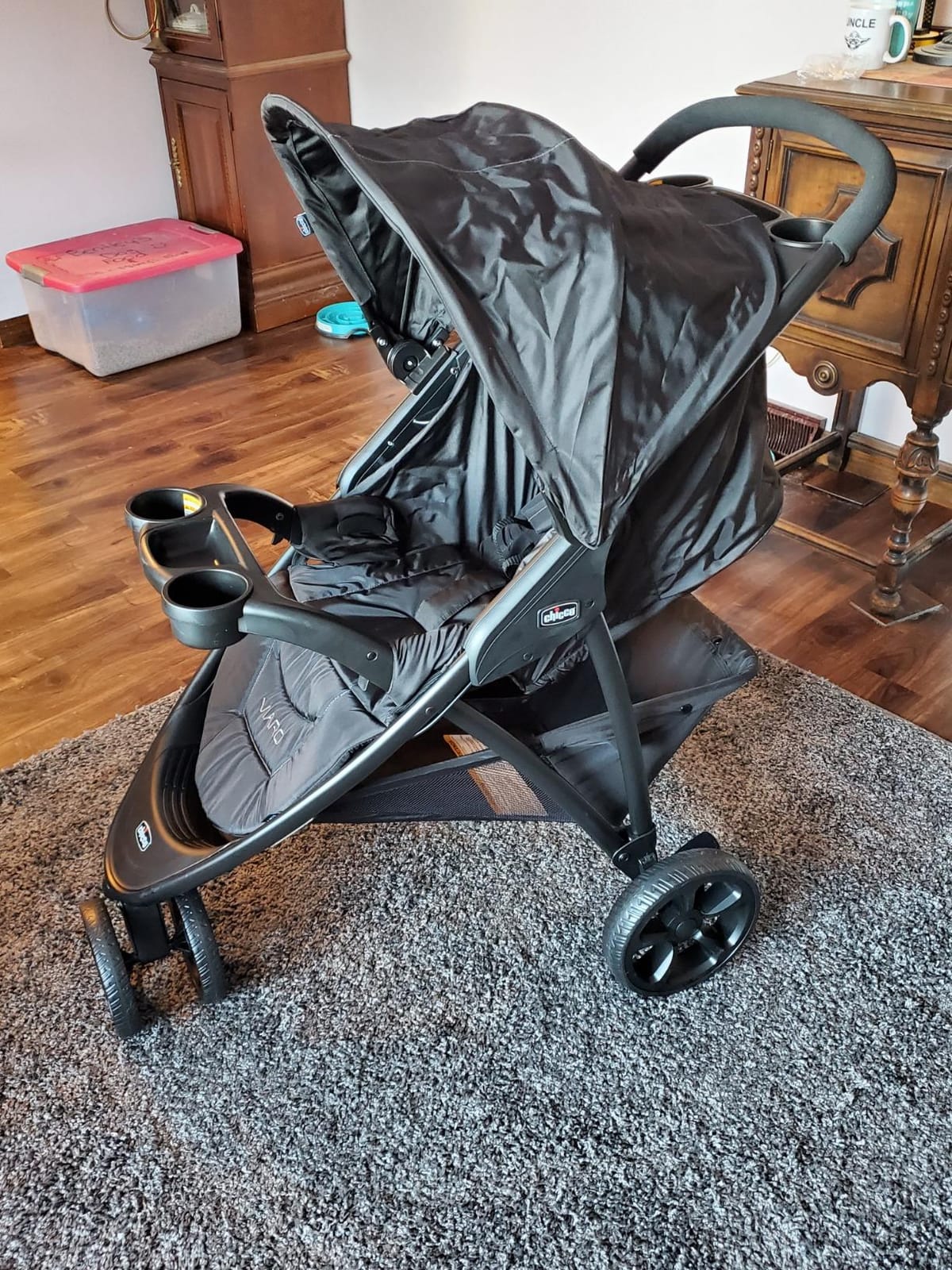 Chicco Viaro Travel System, Viaro Quick-Fold Stroller with KeyFit 30 Infant Car Seat and Base, Black/Black customer photo 1