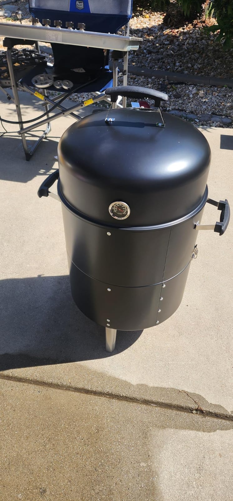 Realcook Charcoal BBQ Smoker Grill - 20 Inch Vertical Smoker customer photo 2