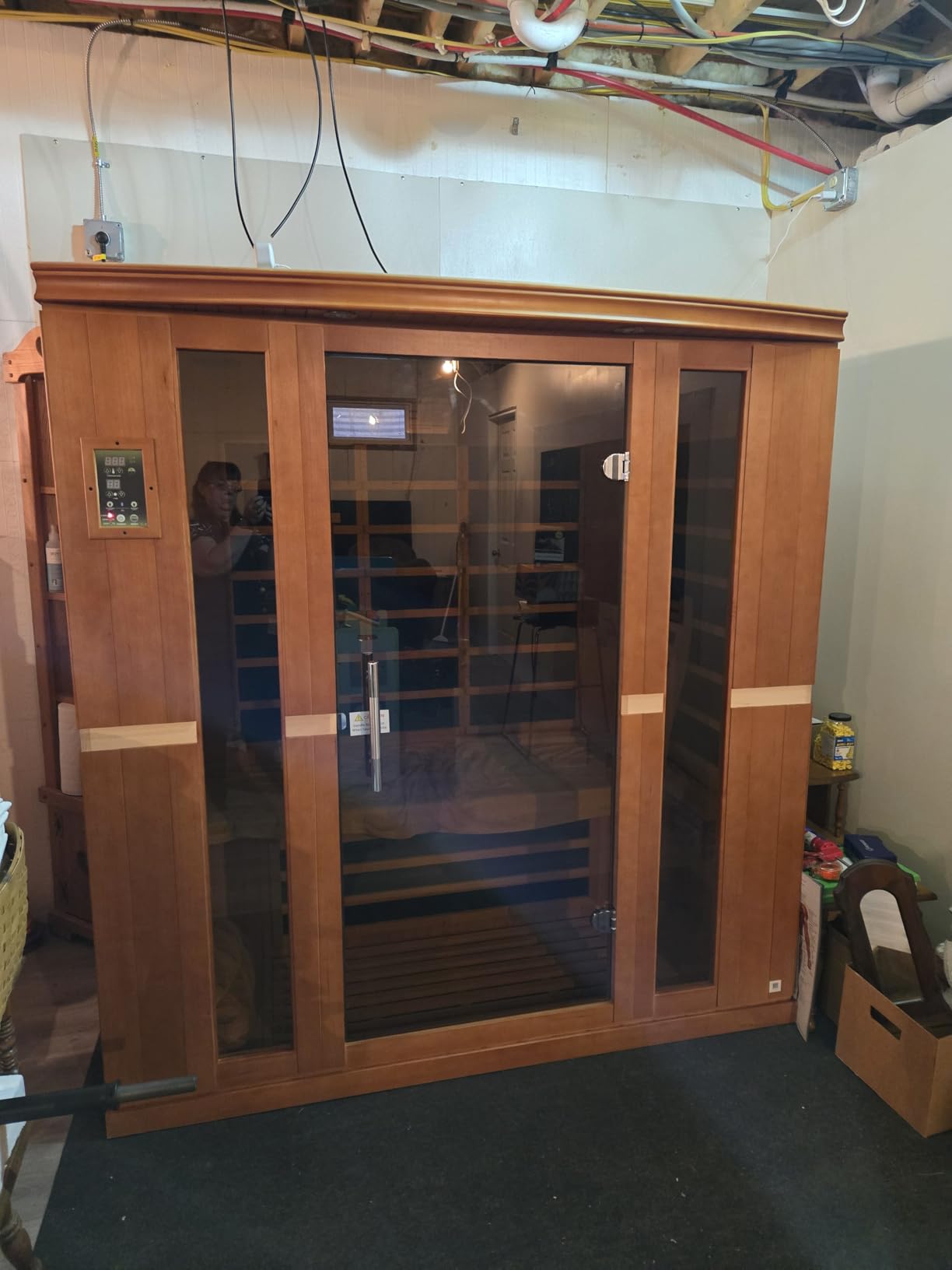Bergamo 4-Person Low EMF FAR Infrared Sauna customer photo 2
