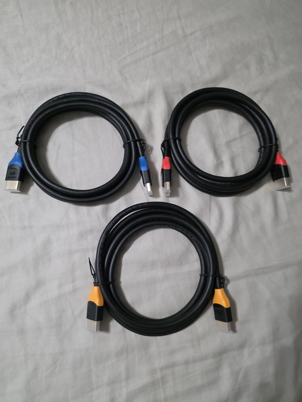 Cable Matters [Ultra High Speed HDMI Certified] 3-Pack 8K HDMI Cable, 6.6ft customer photo 1