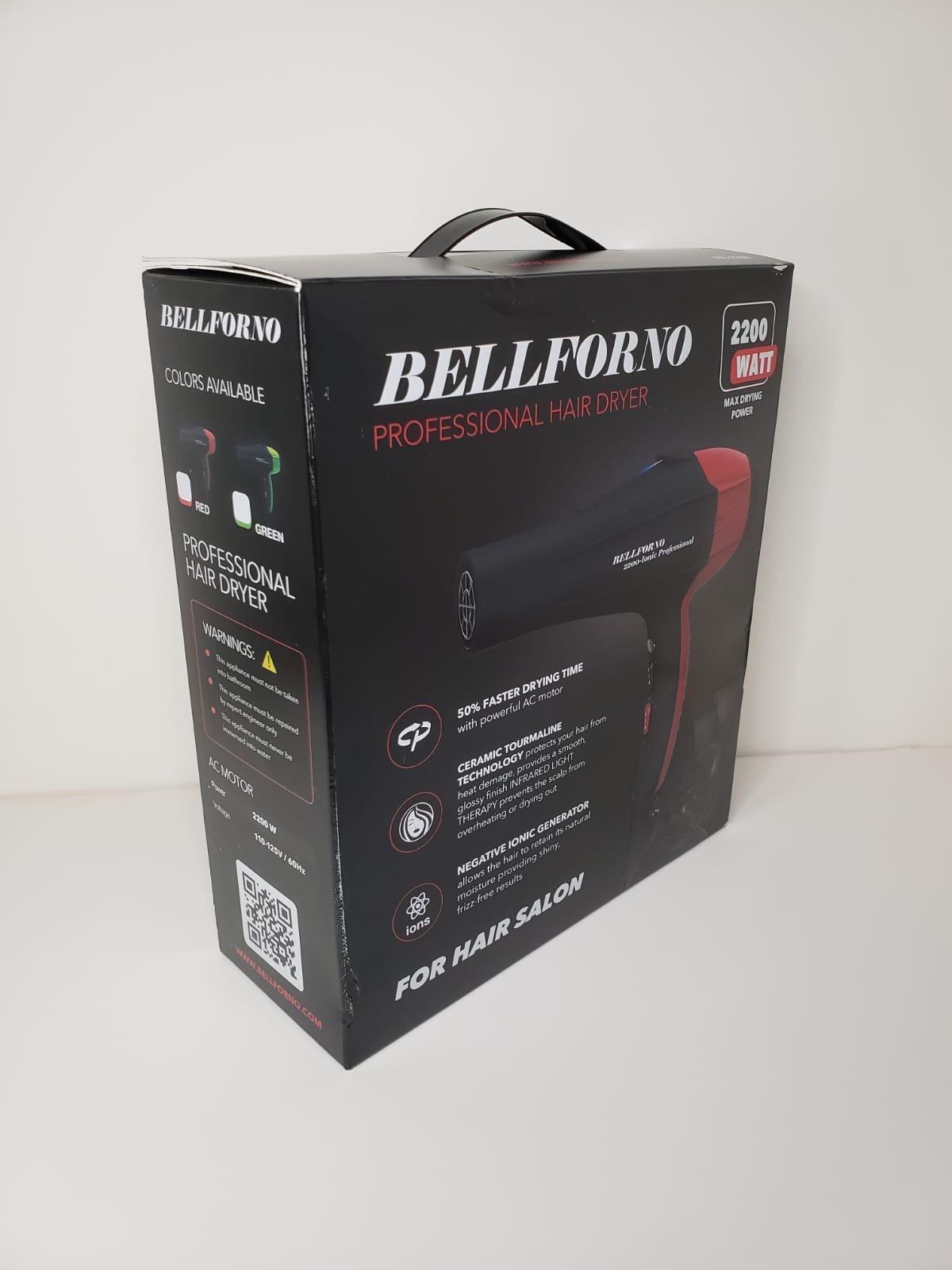Professional Ionic Curly Hair Dryer with Diffuser, Black/Red customer photo 2