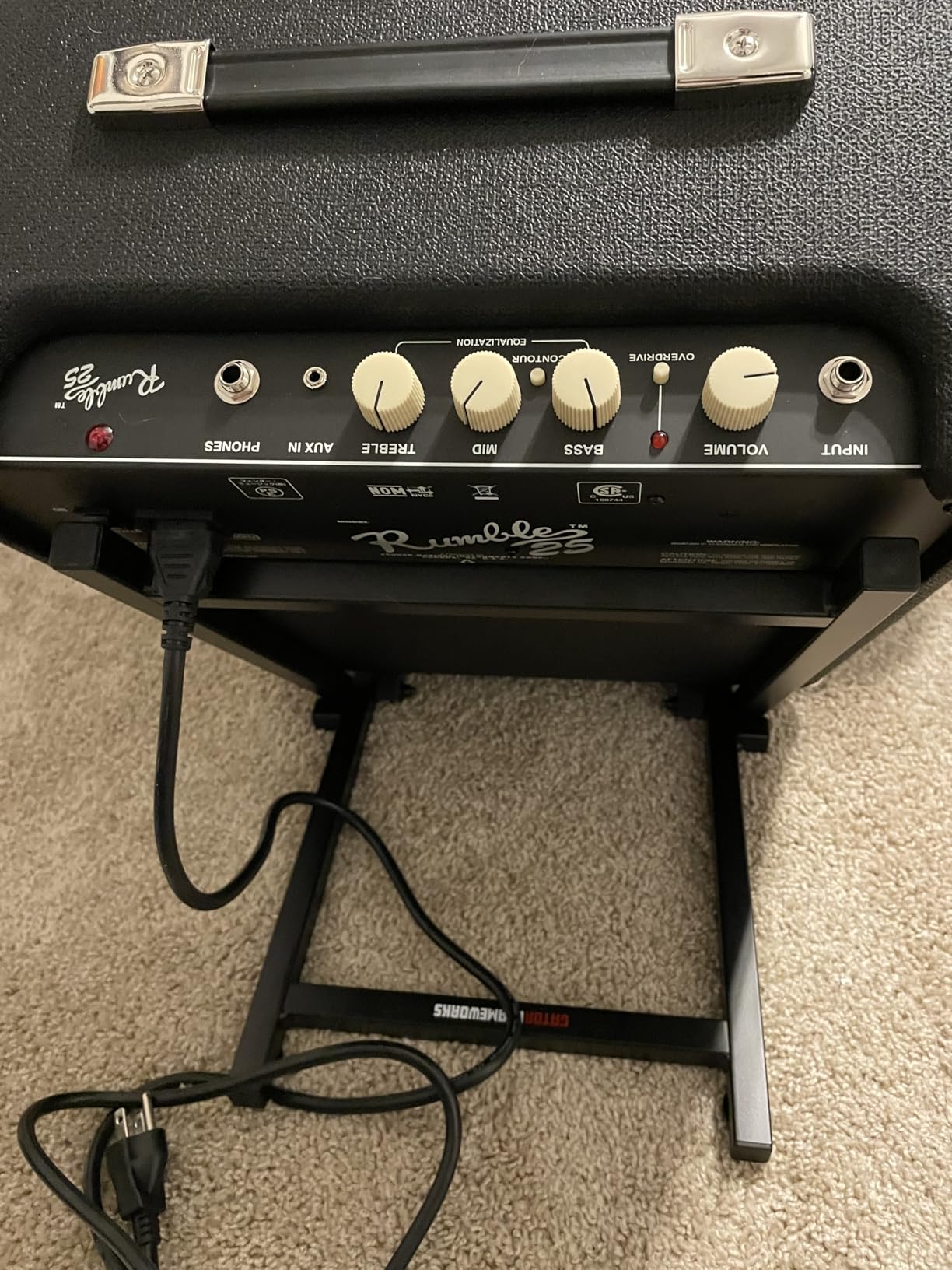 Gator Frameworks Low Profile Guitar Combo Amp Stand, Fully Collapsible (GFWGTRAMP100) customer photo 1