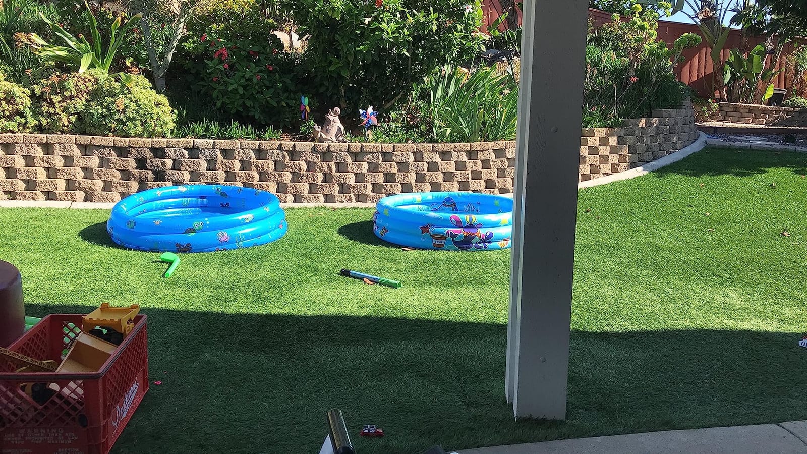 3 Rings Kiddie Pool for Toddler, 48”X12”，Kids Swimming Pool, Inflatable Baby Ball Pit Pool, Small Infant Pool (Blue) customer photo 1