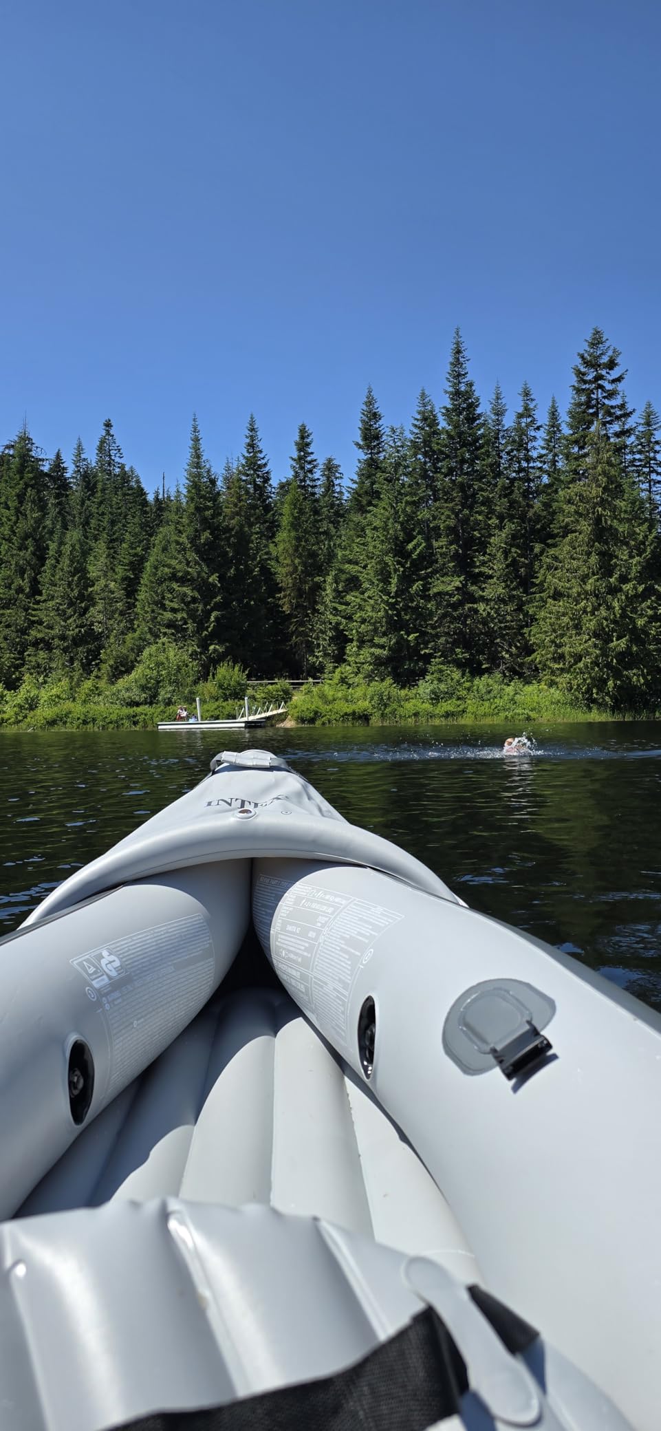 INTEX Dakota K2 Inflatable Kayak 2-Person Portable Set with Paddles & Pump customer photo 1
