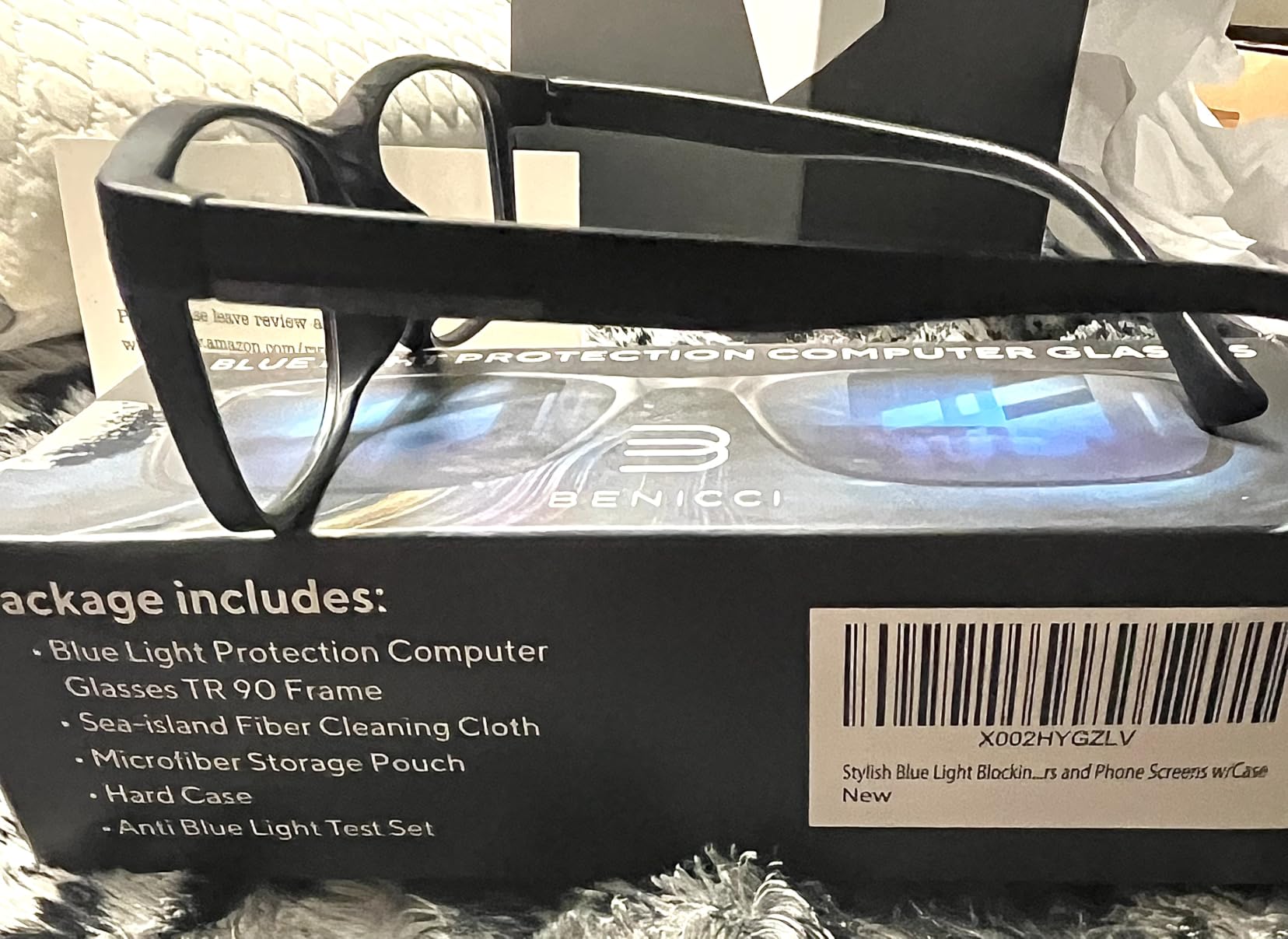 Benicci Stylish Blue Light Blocking Computer Glasses for Men and Women customer photo 2