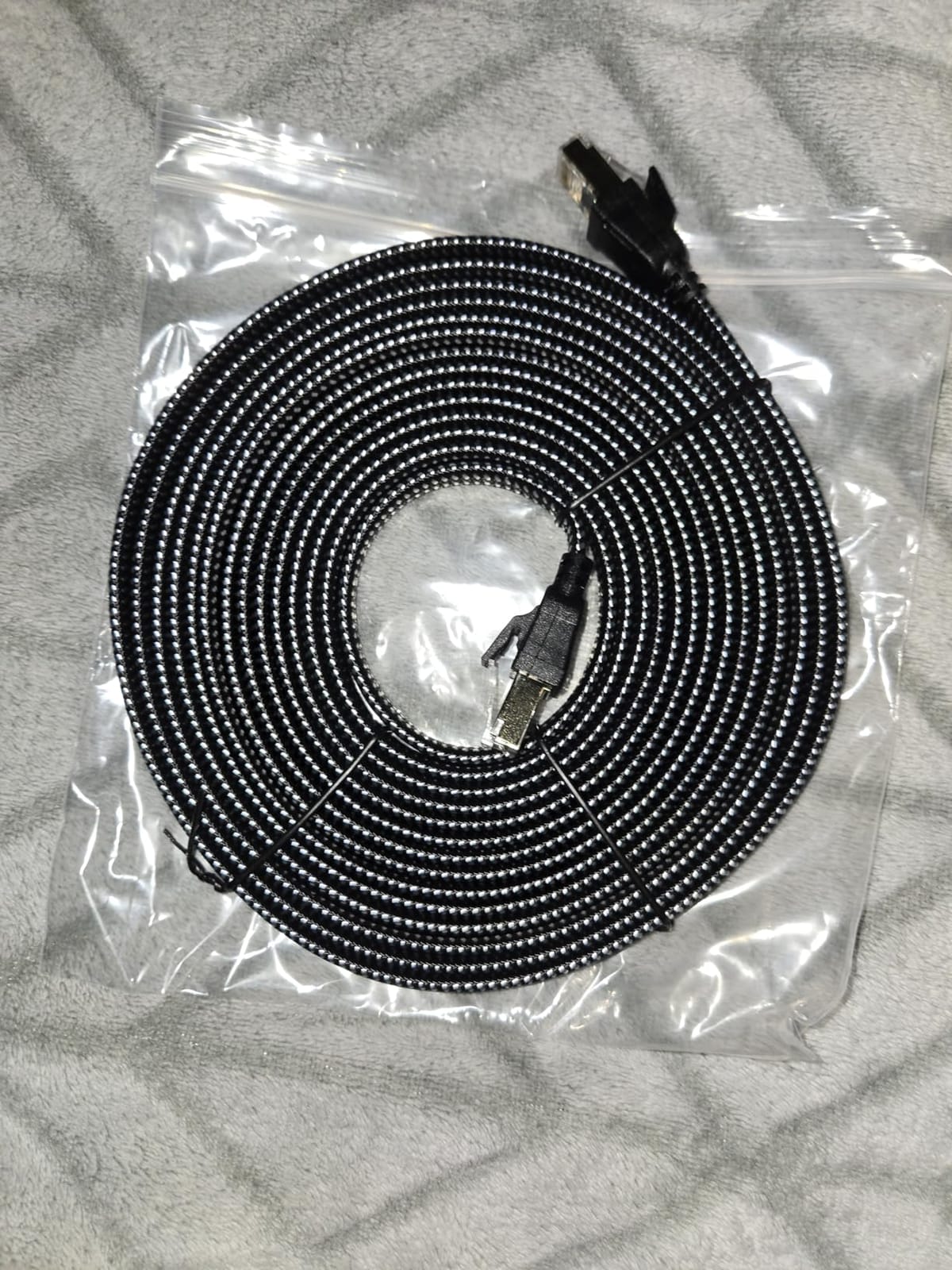 Orbram Cat 8 Ethernet Cable 15FT, High Speed Braided 40Gbps 2000MHz Network customer photo 2