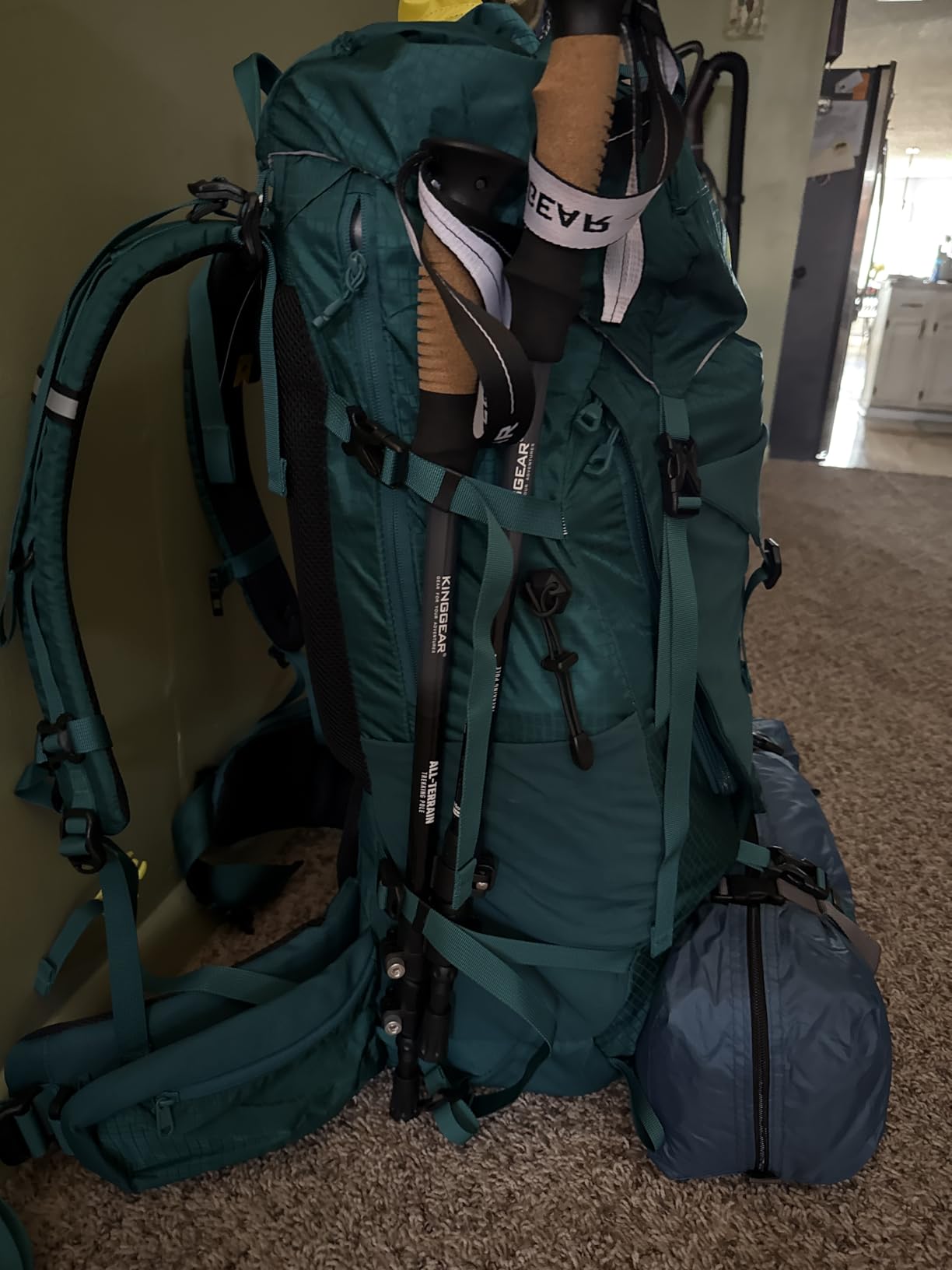 KINGGEAR Trekking Poles 7075 Aluminum Lightweight Hiking Sticks customer photo 1