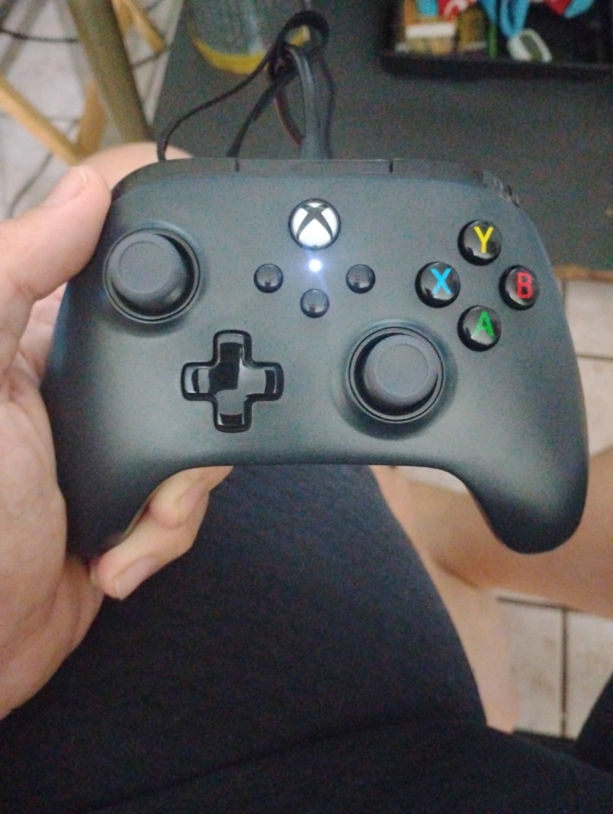 PowerA Wired Controller for Xbox Series X|S - Black, gamepad, wired video game controller, gaming controller, works with Xbox One and Windows 10/11 customer photo 1