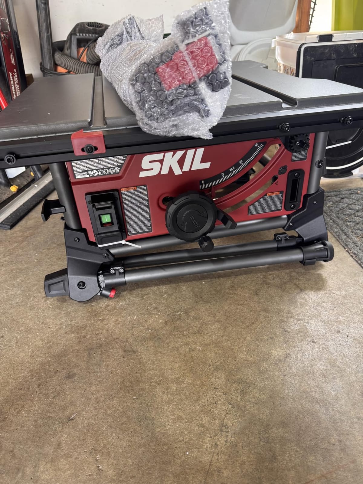 SKIL 15 Amp 10-Inch Jobsite Table Saw with Folding Stand-TS6307-00 customer photo 1