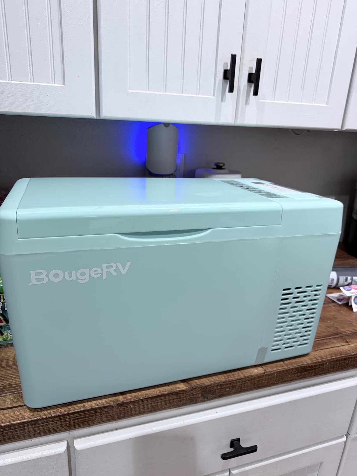 BougeRV 12v refrigerator 23 Quart, -8℉~50℉ Portable Freezer for Car, Grey customer photo 1