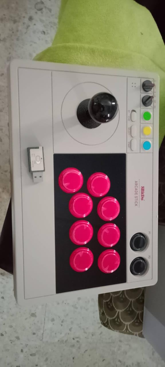 8Bitdo Arcade Stick for Switch & Windows, Arcade Fight Stick Support Wireless Bluetooth, 2.4G Receiver and Wired Connection customer photo 2