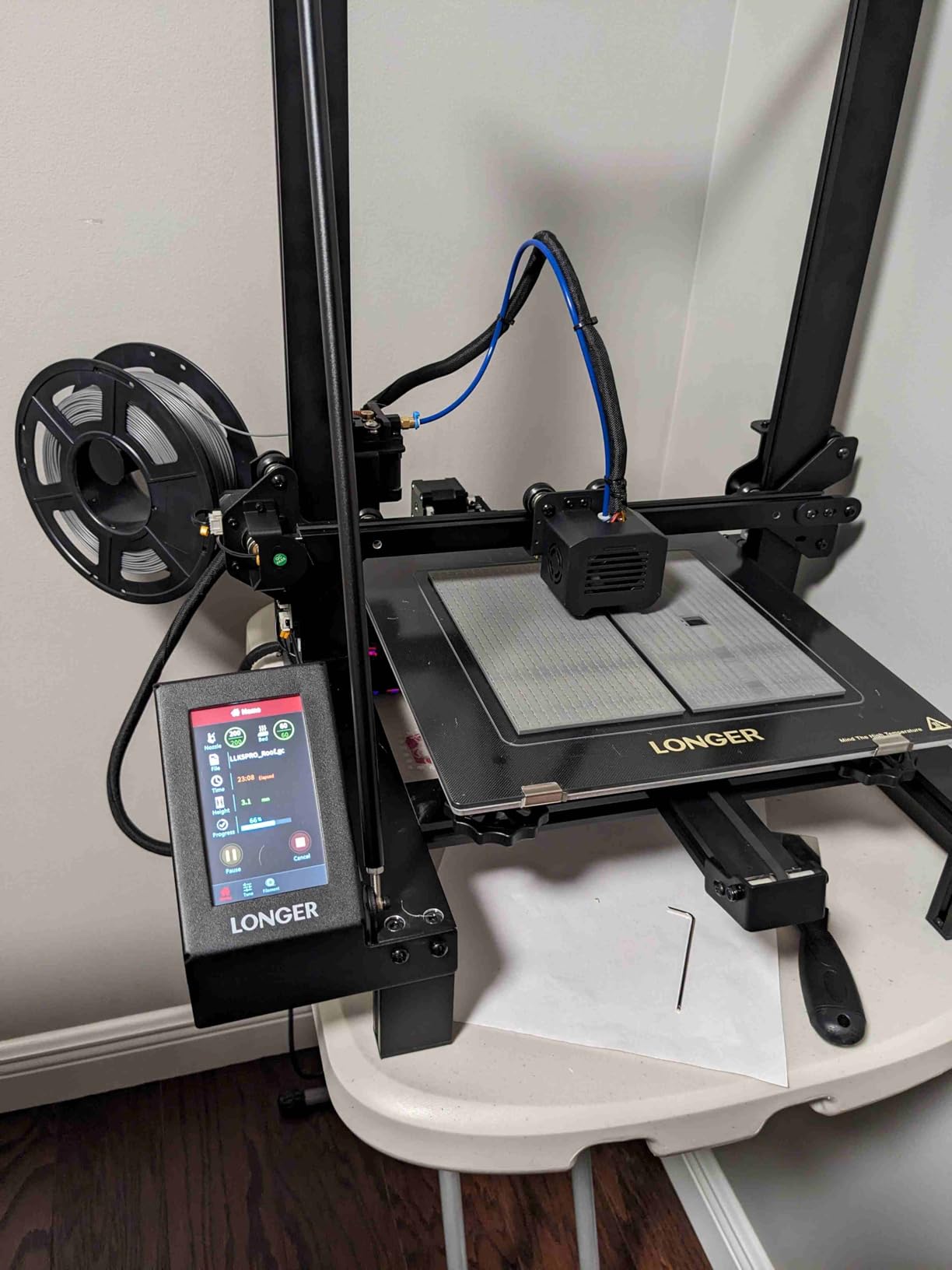 Longer LK5 Pro 3D Printer with Dual Z-Axis Upgrade, 4.3