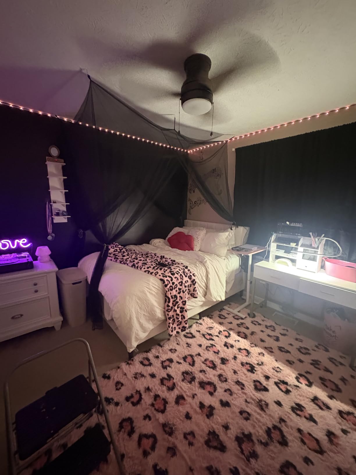 DAYBETTER Led Strip Lights Smart with App Control Remote, 5050 RGB for Bedroom, Music Sync Color Changing for Room Party 50ft customer photo 1