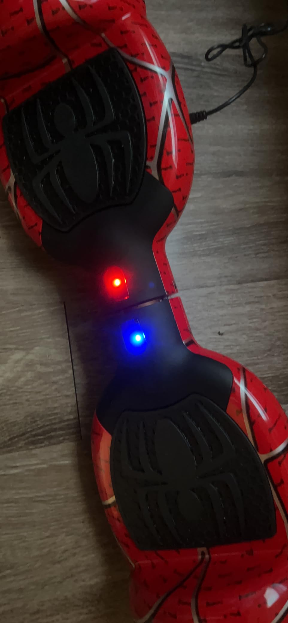 Spider-Pattern Hover Board, with Bluetooth Speaker & LED Lights | for Kids ages 6-12 and Adults, Non-Slip Footpads, UL2272 Safety Certified, (Red) customer photo 1
