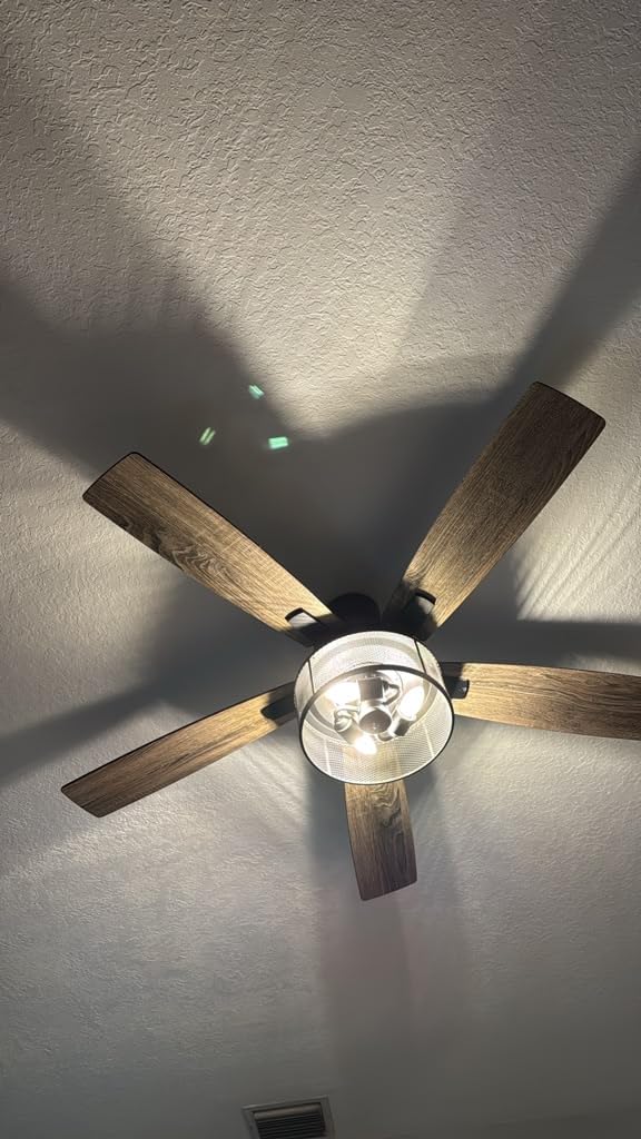 Honeywell Carnegie Ceiling Fan, Quiet Motor and Remote Control, 52