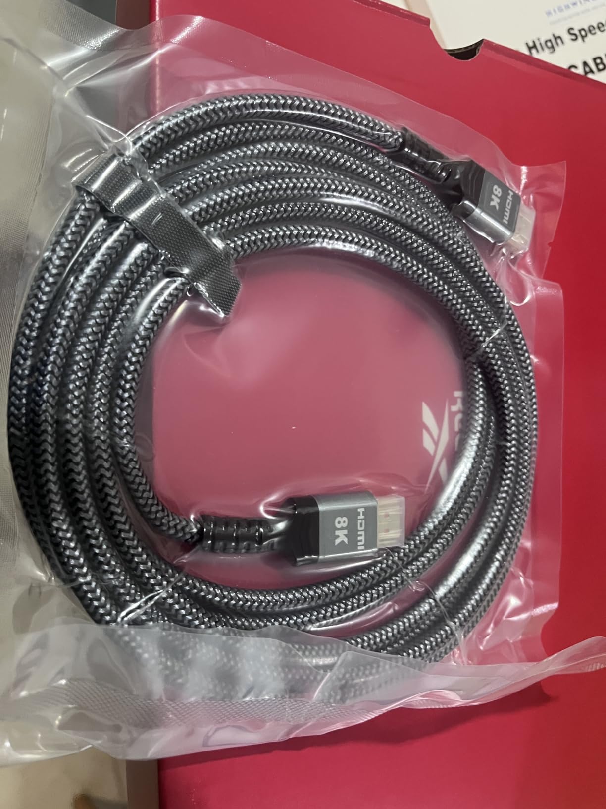 Highwings 8K 10K 4K HDMI Cable 48Gbps 6.6FT/2M, Certified Ultra High Speed customer photo 2