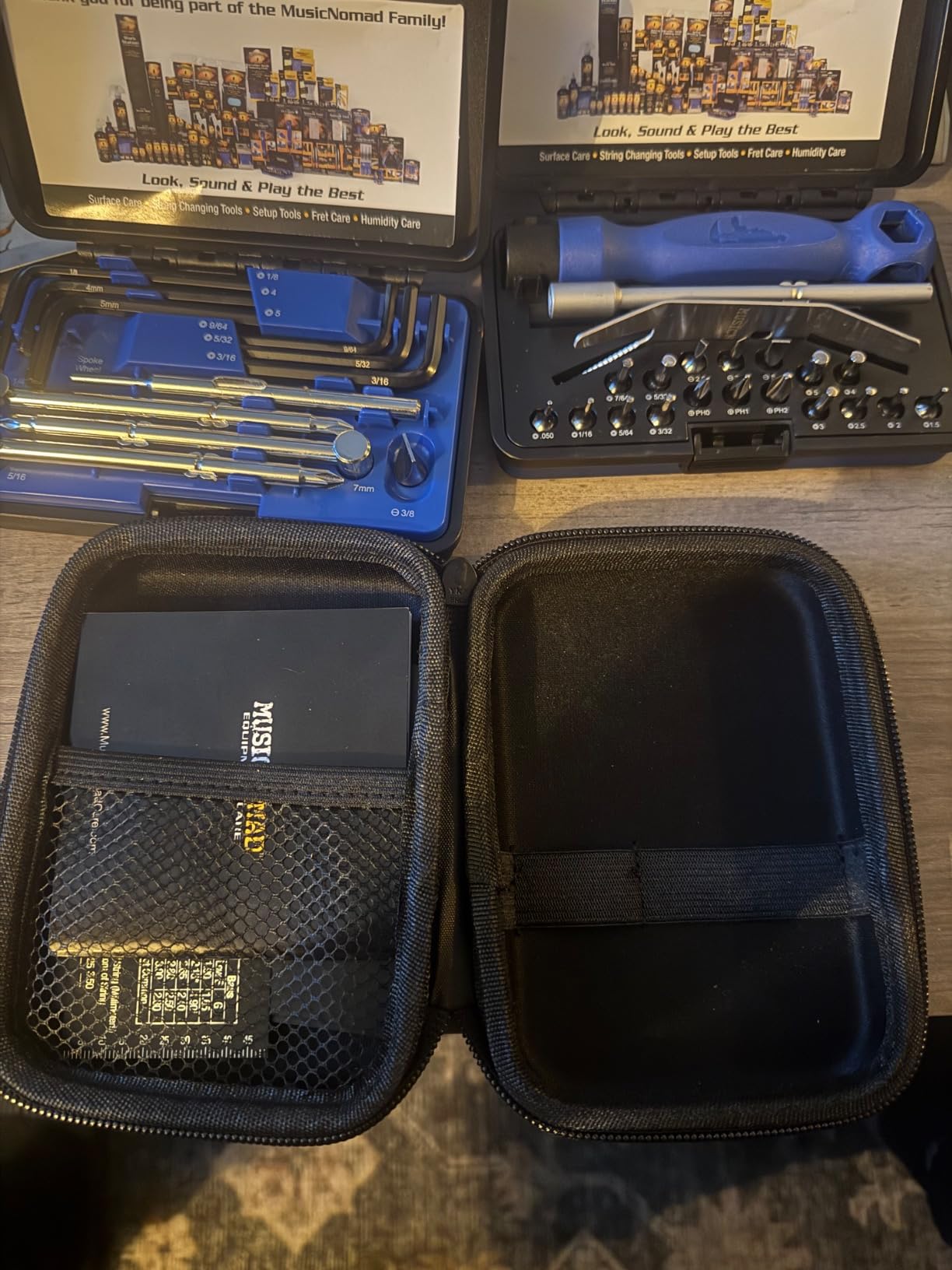 MusicNomad 43 pc. KEEP IT SIMPLE, SETUP (KISS) Guitar Tech Tool Kit (MN609) customer photo 2