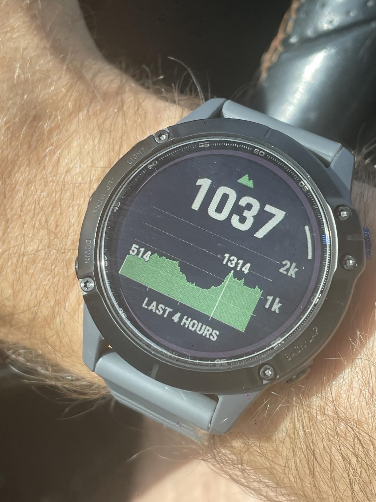 Garmin Fenix 6 Pro Solar (GPS,1.4 inches) Solar-Powered Multisport, Advanced Training Features and Data, Black with Slate Gray Band (Renewed) customer photo 2