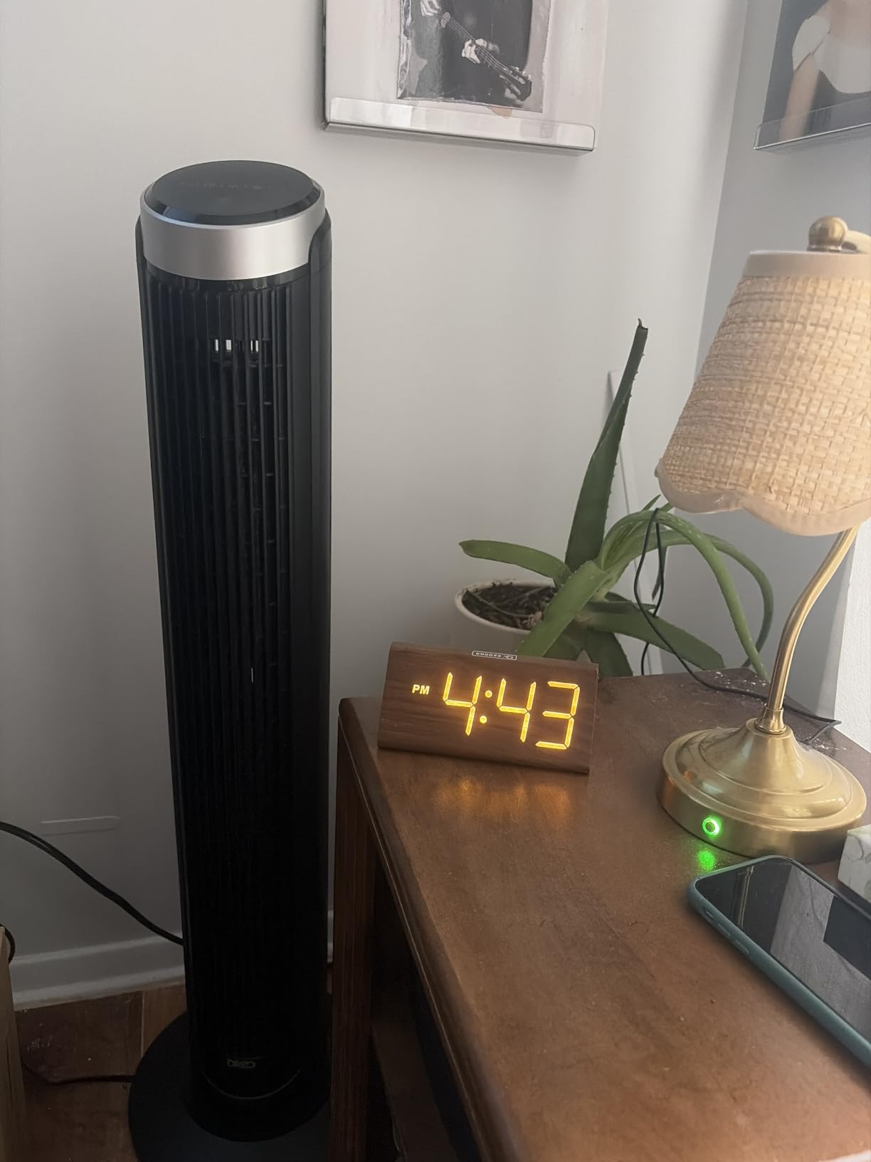 DREO Tower Fan for Bedroom, 90° Oscillating Fans that Blow Cold Air customer photo 1